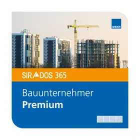  SIRADOS 365 Bauunternehmer Premium | Datenbank |  Sack Fachmedien