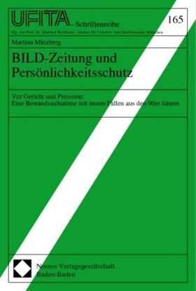 Minzberg | BILD-Zeitung und Persönlichkeitsschutz | Buch | 378-905949895-8 | sack.de