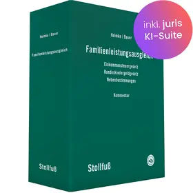 Familienleistungsausgleich Kommentar - Online | Stollfuß Verlag | Datenbank | www.sack.de