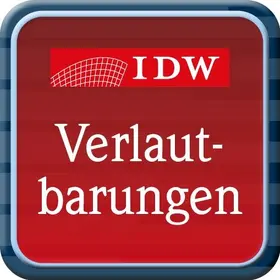  IDW Verlautbarungen - Online-Ausgabe mit MAIK (AI) | Datenbank |  Sack Fachmedien
