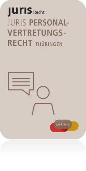 juris Personalvertretungsrecht Thüringen | Juris | Datenbank | www.sack.de