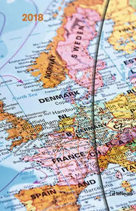 teNeues |  World Maps 2018 Magneto Diary small | Sonstiges |  Sack Fachmedien