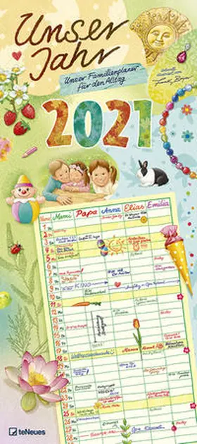 teNeues Calendars & Stationery GmbH & Co. KG |  Unser Jahr 2021 - Unser Familienplaner für den Alltag - Familien-Timer - Termin-Planer - Kinder-Kalender - Familien-Kalender | Sonstiges |  Sack Fachmedien