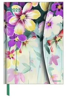 NEUMANN | N NEUMANNVERLAGE - Flower Fantasy 2025 Diary, 16x22cm, Taschenkalender mit Magnetverschluss und Lesebändchen, Tasche für Visitenkarte, Jahres- und Monatsübersicht und internationales Kalendarium | Sonstiges | 400-272599465-3 | www.sack.de