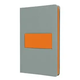 Sigel GmbH |  SIGEL LS200 Notizbuch Linescape, ca. A5, kariert, hellgrau, neon-orange | Sonstiges |  Sack Fachmedien