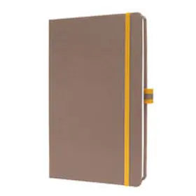 Sigel GmbH |  SIGEL LS102 Notizbuch Linescape, ca. A5, kariert, braun, gelb | Sonstiges |  Sack Fachmedien