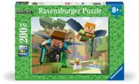 Kinderpuzzle 200 XXL Teile - Minecraft - Tierische Abenteuer | Sonstiges | 400-555504144-3 | www.sack.de