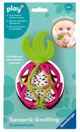  Play+ Sensorik-Greifling: Drachenfrucht - ab 0 Monate | Sonstiges |  Sack Fachmedien