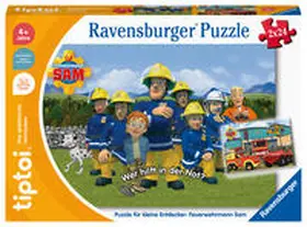  Ravensburger tiptoi Puzzle 00139 Puzzle für kleine Entdecker: Feuerwehrmann Sam, Kinderpuzzle für Kinder ab 4 Jahren, für 1 Spieler | Sonstiges |  Sack Fachmedien