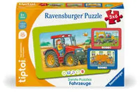 Grimm |  tiptoi® 3 erste Puzzles: Fahrzeuge - 3x6 Teile | Sonstiges |  Sack Fachmedien