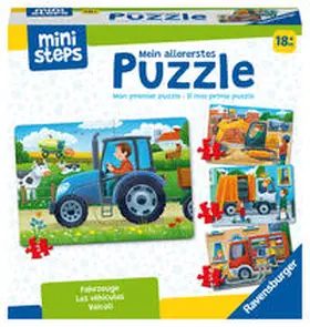  Ravensburger ministeps 4194 Mein allererstes Puzzle: Fahrzeuge - 4 erste Puzzles mit 2-5 Teilen, Spielzeug ab 18 Monate | Sonstiges |  Sack Fachmedien