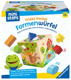  Ravensburger ministeps 4581 Fridas frecher Formen-Würfel, Klassisches Formensortierspiel aus Holz, Baby-Spielzeug ab 1 Jahr | Sonstiges |  Sack Fachmedien