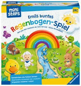  Ravensburger ministeps 4582 Emils buntes Regenbogen-Spiel, erstes Spiel zum Farbenlernen, Spielzeug ab 2 Jahren | Sonstiges |  Sack Fachmedien