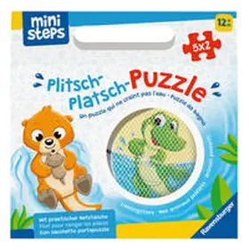  ministeps Plitsch-Platsch-Puzzle Lieblingstiere - ab 12 Monate | Sonstiges |  Sack Fachmedien
