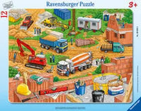 Arbeit auf der Baustelle. Rahmenpuzzle 12 Teile | Sonstiges | 400-555606058-0 | sack.de