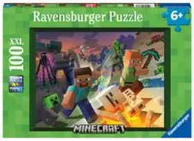  Kinderpuzzle 100 XXL Teile - Monster Minecraft | Sonstiges |  Sack Fachmedien