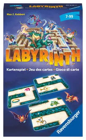 Kobbert |  Ravensburger - Labyrinth Kartenspiel 20849 - Der Familienklassiker für 2 - 6 Spieler - Spiel für Kinder ab 7 Jahren | Sonstiges |  Sack Fachmedien