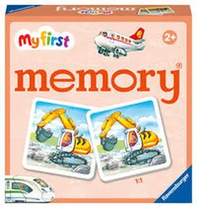 Hurter |  Ravensburger - 20877 - My first memory® Fahrzeuge, Merk- und Suchspiel mit extra großen Bildkarten für Kinder ab 2 Jahren | Sonstiges |  Sack Fachmedien