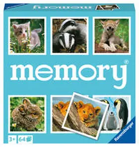 Hurter |  Ravensburger memory® Tierkinder - 20879 - der Spieleklassiker für Tier-Fans, Merkspiel für 2-8 Spieler ab 3 Jahren | Sonstiges |  Sack Fachmedien