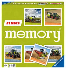 Hurter |  Ravensburger CLAAS memory® - 20882 - der Spieleklassiker für alle Landmaschinen Fans, Merkspiel für 2-8 Spieler ab 6 Jahren | Sonstiges |  Sack Fachmedien