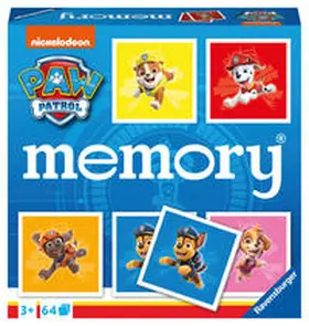 Hurter |  Ravensburger - 20887 - Paw Patrol memory®, der Spieleklassiker für alle Fans der TV-Serie Paw Patrol, Merkspiel für 2-8 Spieler ab 3 Jahren | Sonstiges |  Sack Fachmedien