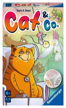 Rossi |  Ravensburger 20964- Cat & Co. - Würfel-Merkspiel, Spiel für Kinder ab 6 Jahren - Gesellschaftspiel geeignet für 2-5 Spieler | Sonstiges |  Sack Fachmedien