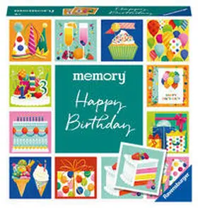 Hurter |  memory® moments - Happy Birthday - Gesellschaftsspiel & Brettspiel ab 3 Jahre | Sonstiges |  Sack Fachmedien