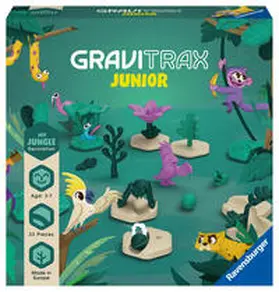  Ravensburger GraviTrax Junior Extension Jungle 23747 - Murmelbahn überwiegend aus nachwachsenden Rohstoffen mit Themenwelten, Lernspielzeug und Konstruktionsspielzeug für Jungs und Mädchen ab 3 Jahren | Sonstiges |  Sack Fachmedien