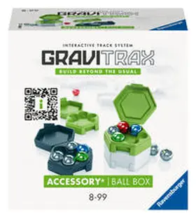  Ravensburger GraviTrax Accessory Ball Box - Ideales Zubehör für spektakuläre Kugelbahnen, Konstruktionsspielzeug für Kinder ab 8 Jahren | Sonstiges |  Sack Fachmedien