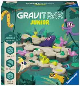  Ravensburger GraviTrax Junior Starter-Set L Jungle -Erweiterbare Kugelbahn für Kinder, Murmelbahn überwiegend aus nachwachsenden Rohstoffen mit Themenwelten, Lernspielzeug & Konstruktionsspielzeug ab 3 Jahren | Sonstiges |  Sack Fachmedien