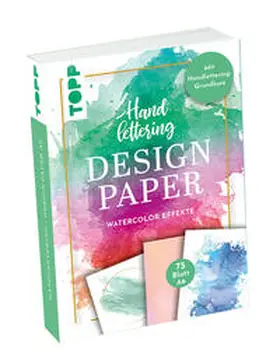 Blum / frechverlag |  Handlettering Design Paper Block Watercolor-Effekte A6 | Sonstiges |  Sack Fachmedien