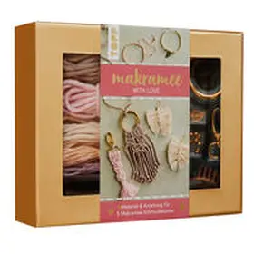 Kirsch |  Makramee-Schmuckset "With Love" (Rosé/Natur) | Sonstiges |  Sack Fachmedien