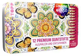 frechverlag |  Colorful World Designdose mit 12 Buntstiften | Sonstiges |  Sack Fachmedien