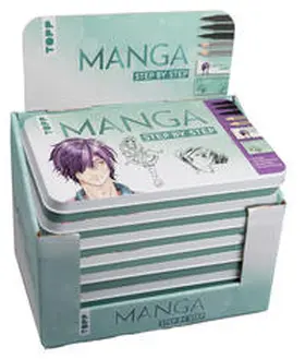 Keck |  Manga Step by Step Designdose Display 8 Ex. | Sonstiges |  Sack Fachmedien