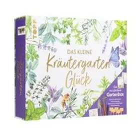 Volkmer |  Das kleine Kräutergarten-Glück - Die wunderbare Gartenbox. Mit Kräuterkunde und Werkzeugen | Buch |  Sack Fachmedien