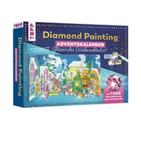 Hecher |  Diamond Painting Adventskalender Glitzerndes Weihnachtsdorf. Mit Material und Werkzeug für 24 Aufsteller | Sonstiges |  Sack Fachmedien