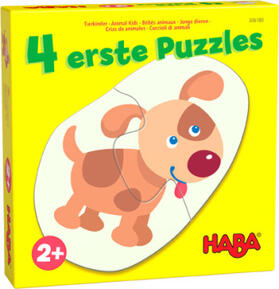  4 erste Puzzles - Tierkinder | Sonstiges |  Sack Fachmedien