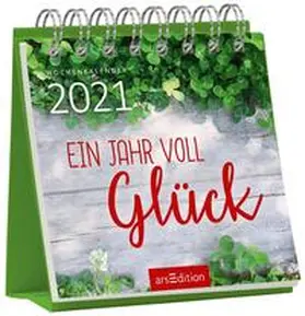  Miniwochenkalender Glücklich durchs Jahr 2021 - kleiner Aufstellkalender mit Wochenkalendarium | Sonstiges |  Sack Fachmedien