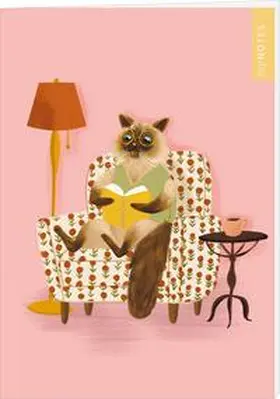  myNOTES Papeterie: Notizheft Katzen regieren die Welt - Lesekatze | Sonstiges |  Sack Fachmedien
