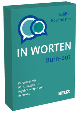 Gräßer / Hovermann jun. / Hovermann | Burn-out in Worten | Sonstiges | 401-917210086-5 | sack.de