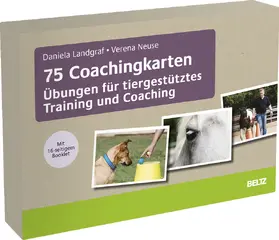 Landgraf / Neuse |  75 Coachingkarten Übungen für tiergestütztes Training und Coaching | Buch |  Sack Fachmedien