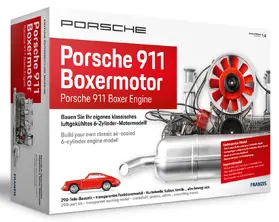 Porsche Museum |  FRANZIS 67140 - Porsche 911 Boxermotor. 290-Teile-Bausatz, transparentes Funktionsmodell, bewegliche Kurbelwelle, Kolben und Ventile, inkl. reich bibldertem Handbuch | Sonstiges |  Sack Fachmedien