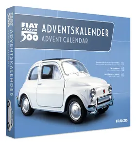 FRANZIS |  FRANZIS 67168 - Fiat 500 Adventskalender | Sonstiges |  Sack Fachmedien