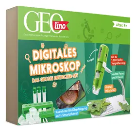 FRANZIS |  FRANZIS 67184 - GEOLINO Digitales Mikroskop, das große Entdecker-Set mit Experimentierideen für drinnen und draußen für Kinder ab 8 Jahren, inkl. 96-seitigem Begleitbuch | Sonstiges |  Sack Fachmedien