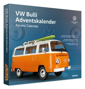 Franzis Verlag |  FRANZIS 67223 - VW Bulli Adventskalender inkl. Metall-Modellauto im Maßstab 1:43, Soundmodul mit original VW Bulli T2 Klang und großformatigem Begleitbuch. Ab 14 Jahren. | Sonstiges |  Sack Fachmedien