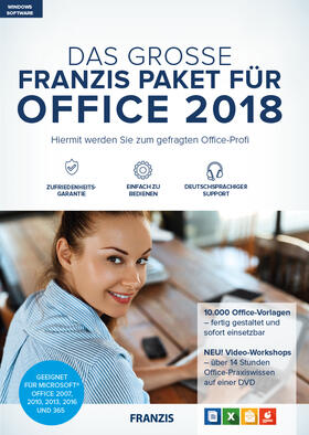 Franzis | Das große Franzis Paket für Office 2018 | Sonstiges | sack.de