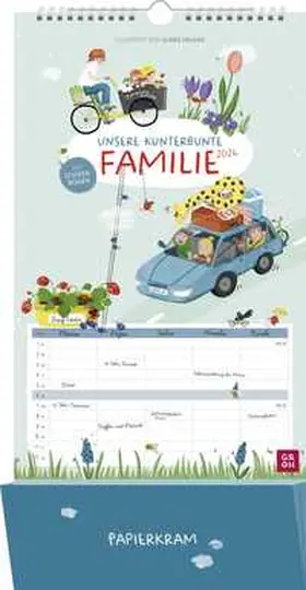  Familienplaner 2026: Unsere kunterbunte Familie | Sonstiges |  Sack Fachmedien