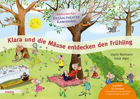 Biermann |  Klara und die Mäuse entdecken den Frühling. Bildkarten fürs Erzähltheater Kamishibai | Buch |  Sack Fachmedien