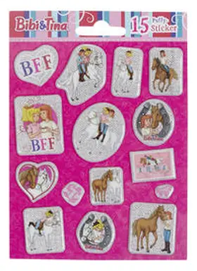  Bibi & Tina: 15 Puffy-Sticker | Sonstiges |  Sack Fachmedien