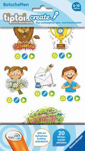  tiptoi® CREATE Sticker Botschaften | Sonstiges |  Sack Fachmedien
